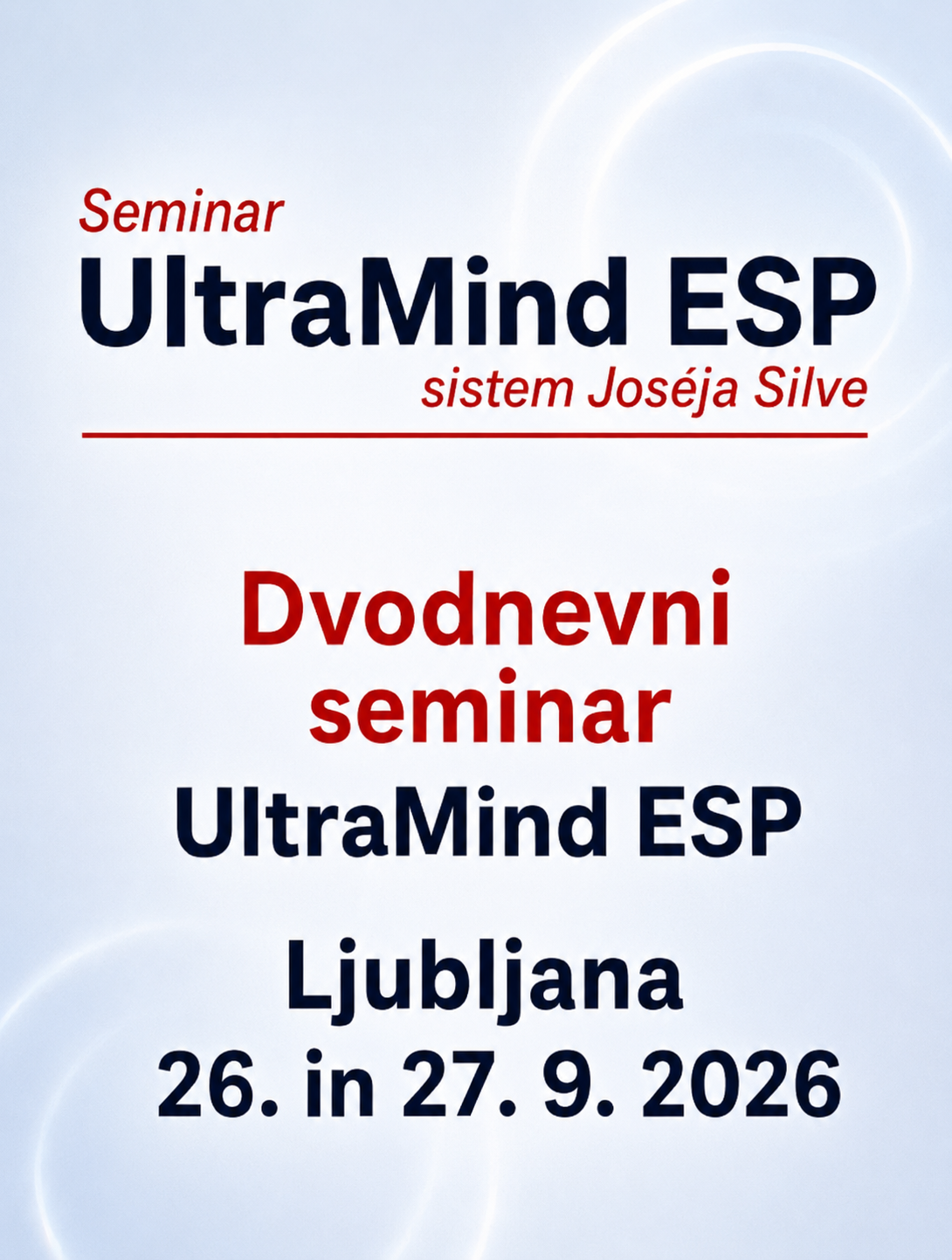 UltraMind ESP seminar